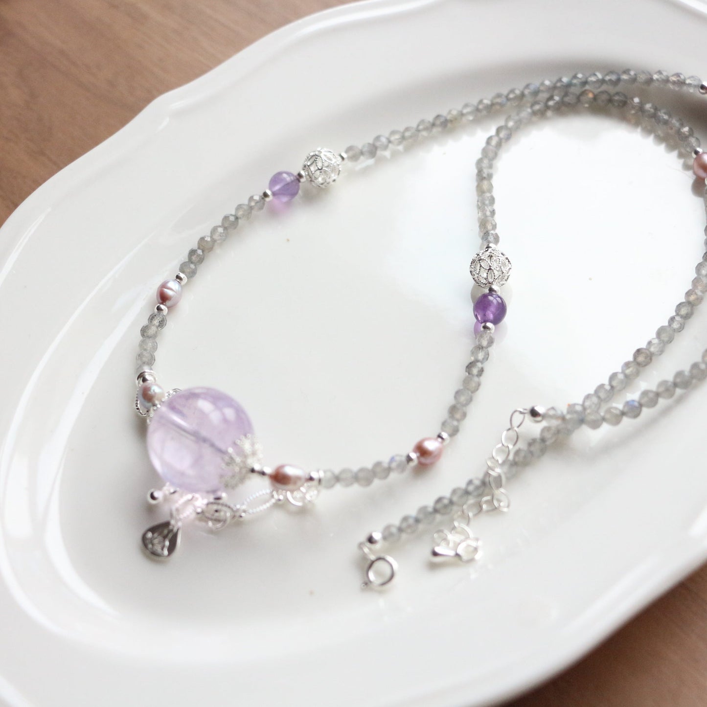 JEKIRA Moonbeam & Amethyst Wildfire Jewelry Set