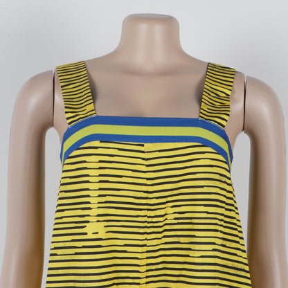 CM.YAYA Women’s Striped Wide Leg Sleeveless Jumpsuit featuring convenient pockets, showcasing practicality alongside elegance perfect for warm weather by Hot Trends Area.