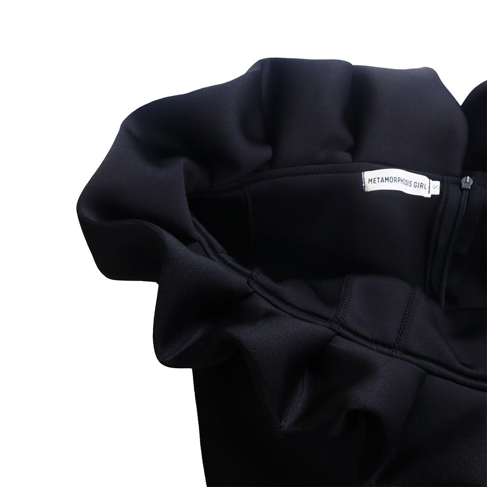 Elegant Off Shoulder Mermaid Evening Dress showcasing a slim bodycon silhouette, perfect for evening events. Crafted from high-quality polyester with a beautiful trumpet style cut.