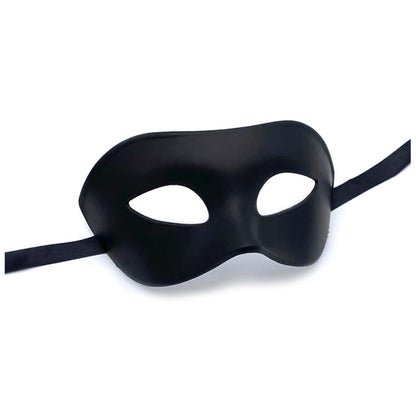 Elegant Half Face Halloween Masquerade Party Mask in Black, exuding sophistication and allure, perfect for Halloween and costume gatherings.