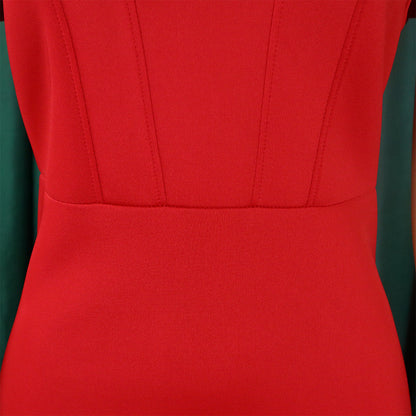 Sophisticated floor-length gown featuring an off-the-shoulder neckline, designed for a flattering fit, available in sizes M to XXXL.