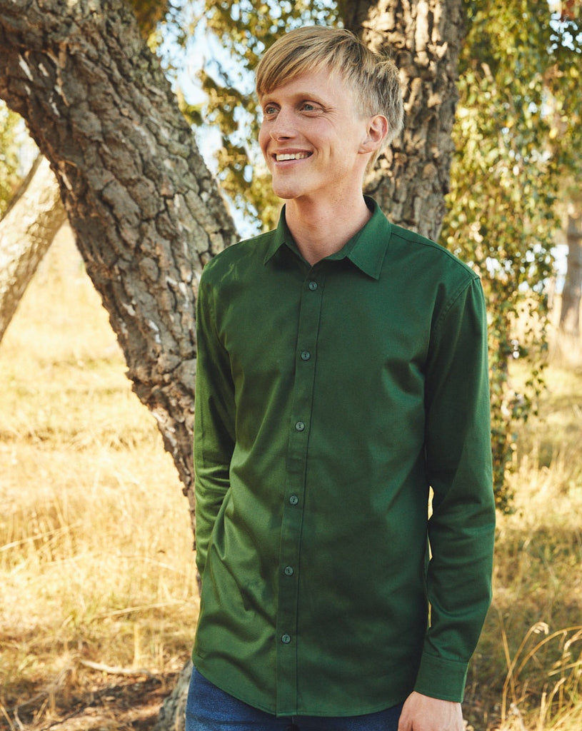 Premium quality Twill Shirt design, blending classic elegance with modern sustainable practices, ideal for a refined wardrobe.