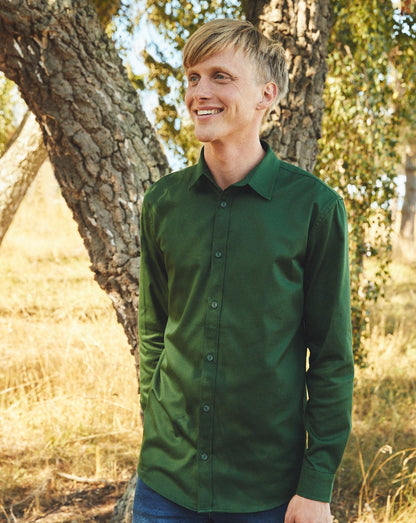 Premium quality Twill Shirt design, blending classic elegance with modern sustainable practices, ideal for a refined wardrobe.