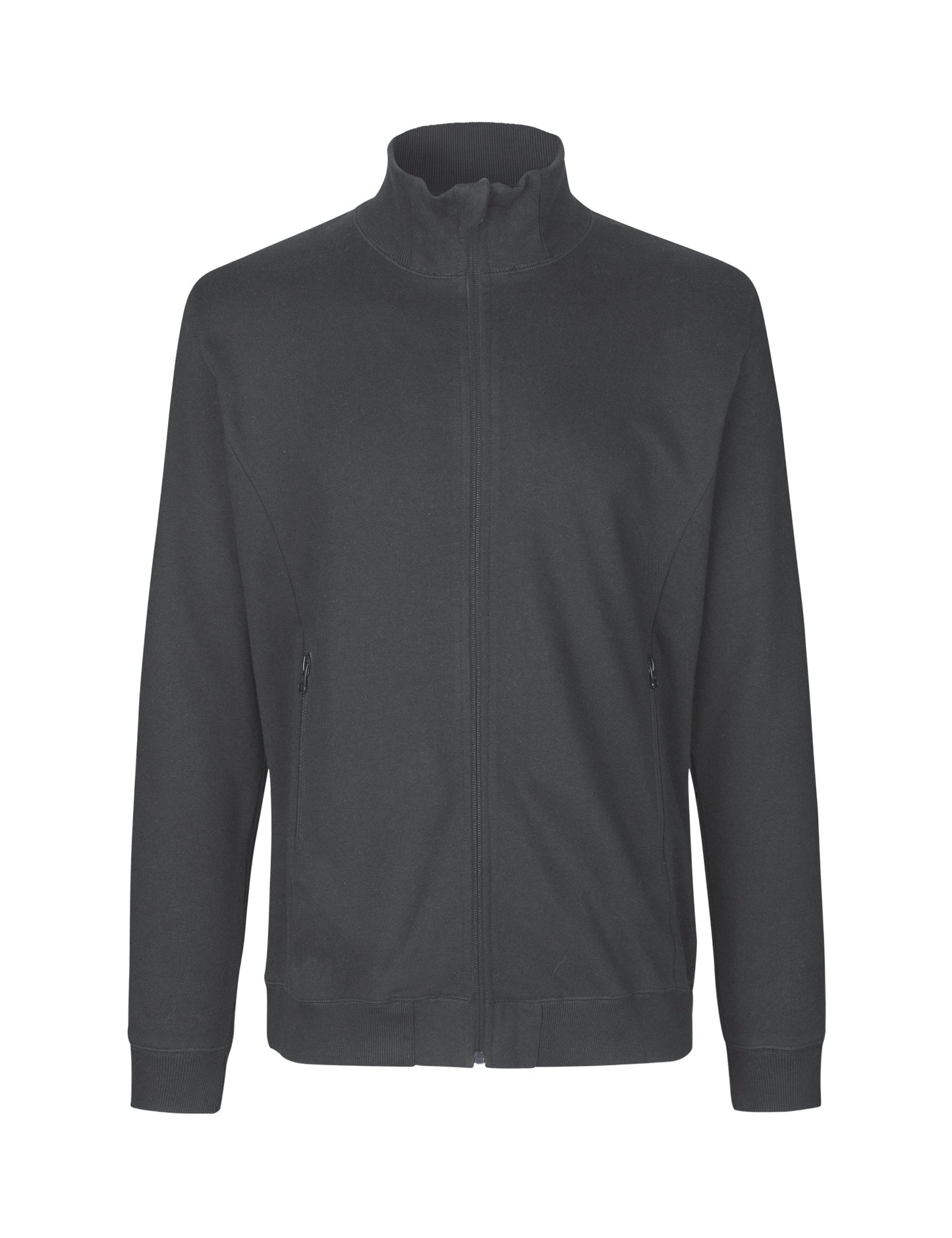 Side pockets of the Fairtrade Organic Cotton High Neck Jacket, highlighting the functional and fashion-forward design ideal for eco-conscious consumers.