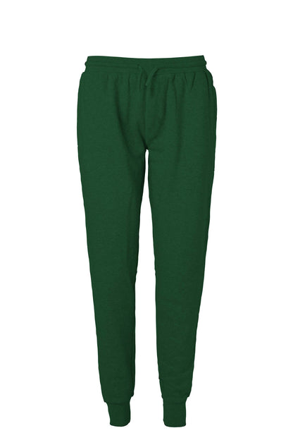 Soft brushed inside of heavyweight fleece sweatpants made from 100% organic cotton, exemplifying eco-friendly luxury.