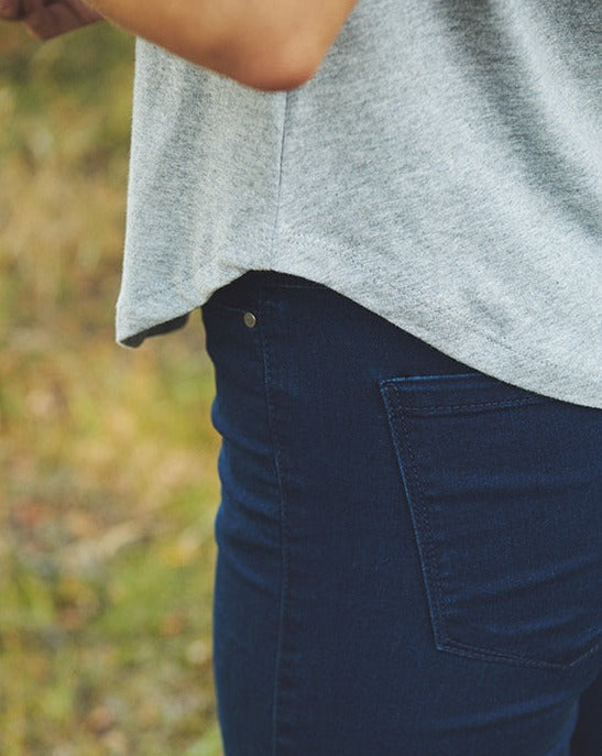 Relaxed fit organic Fairtrade t-shirt designed for stylish layering or standalone wear, exemplifying eco-friendly chic.