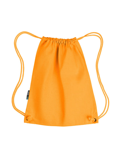 Elegant Fairtrade Cotton Gym Bag featuring adjustable drawstrings, 46x39cm size, perfect for stylish and eco-conscious gym enthusiasts.