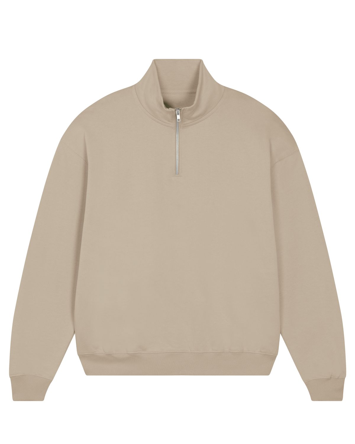 Fashionable and versatile unisex quarter zip sweatshirt, styled for both comfort and sophistication, available in sizes XXS to 3XL.