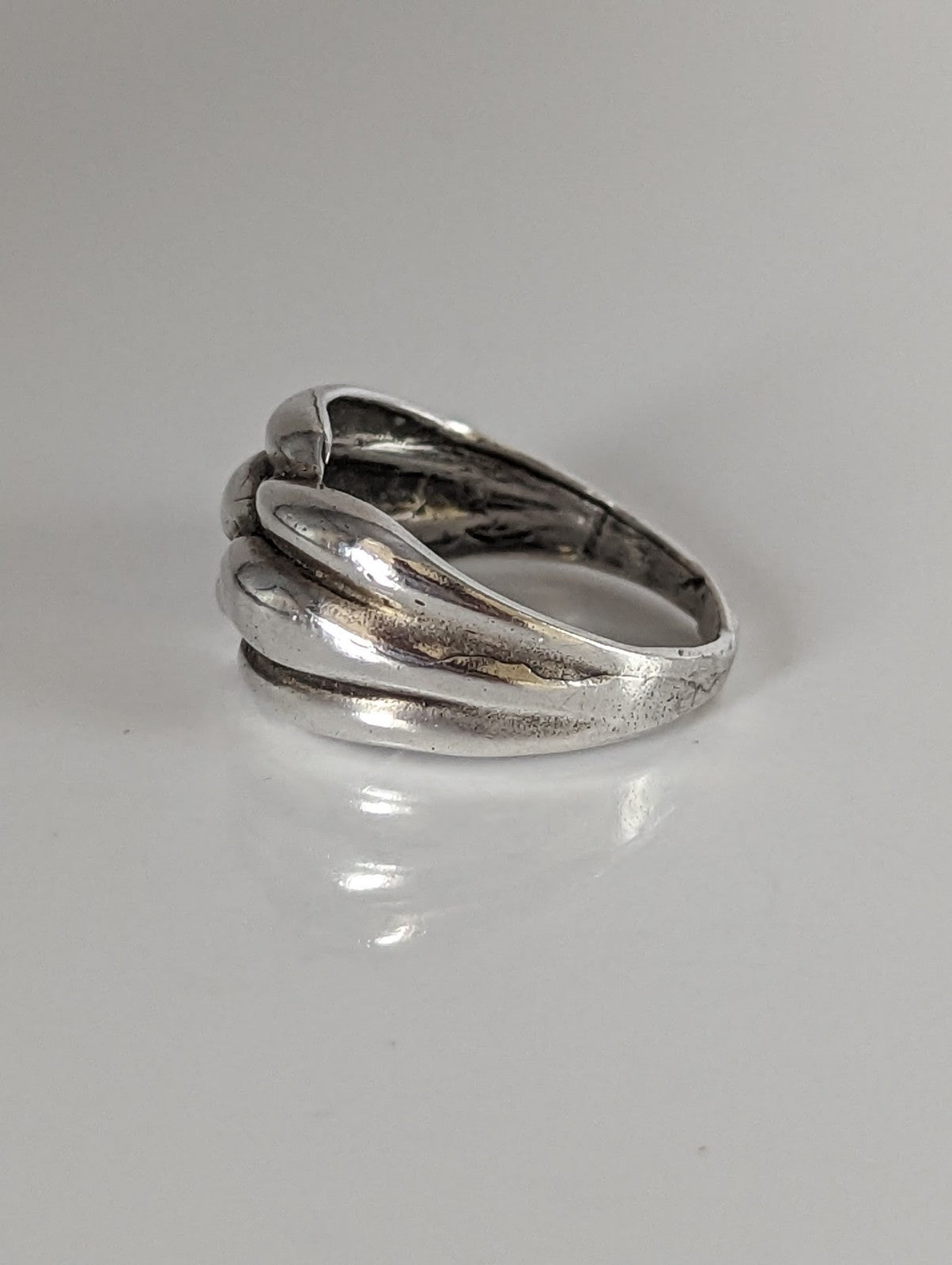 Silver Steed Ear of Grain Silver Ring