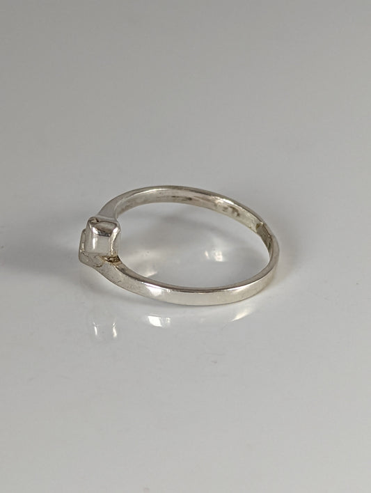 925 silver hoof nail ring – equestrian gift for him & her