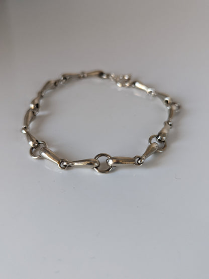 Silver Steed All About Snaffles Bracelet