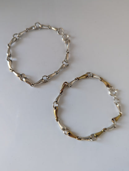 Silver Steed All About Snaffles Bracelet