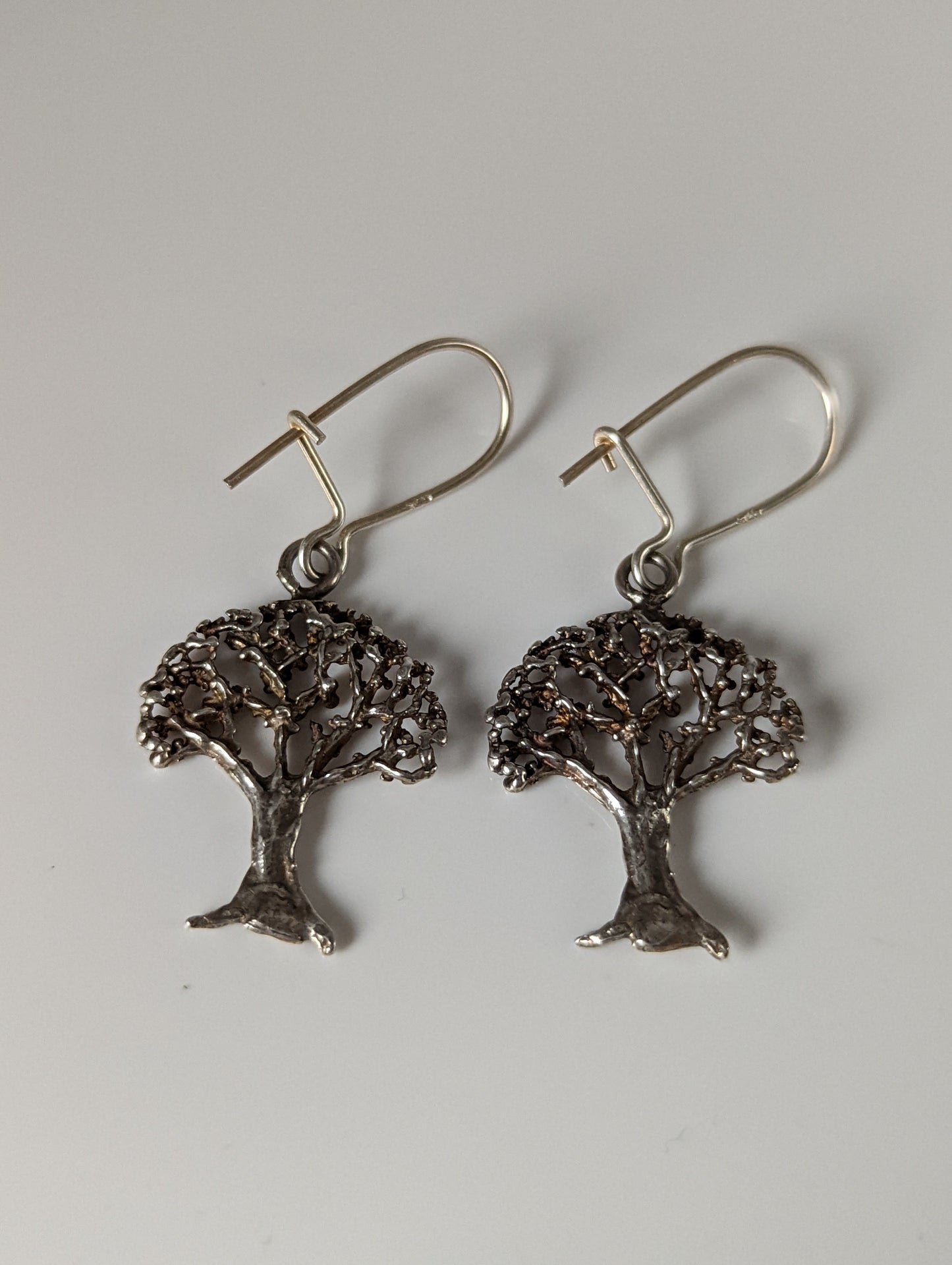 Silver Steed Fruit Tree Silver Dropped Earrings