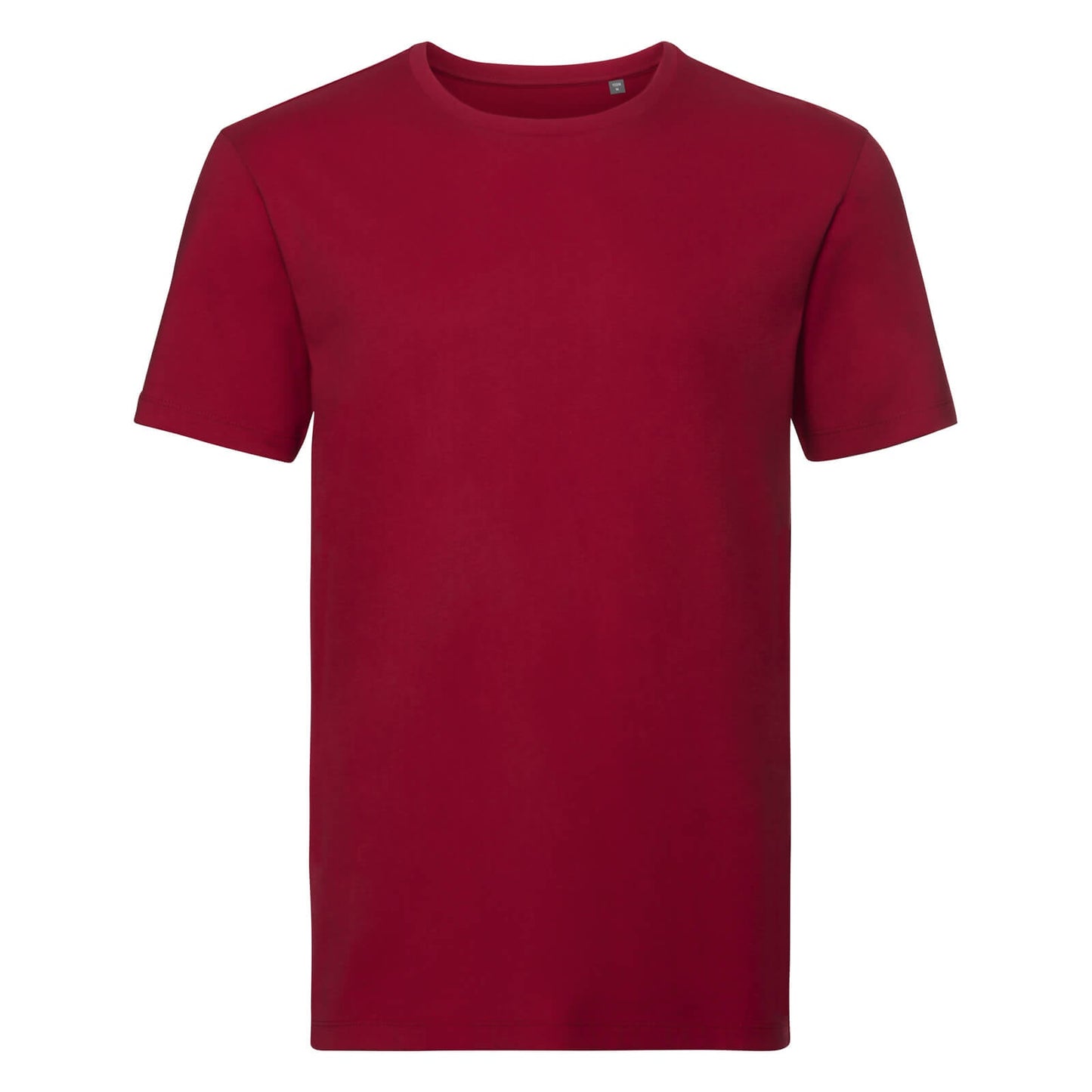 Elegant Luxury Organic Cotton Men's T-Shirt in Contemporary Fit, showcasing the graceful fall of lightweight fabric.