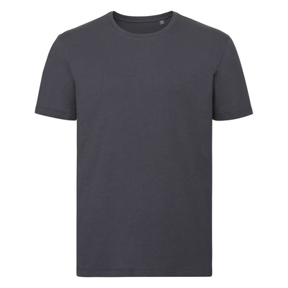 Luxury organic cotton men's t-shirt featuring an elegant contemporary fit, ideal for eco-conscious fashion enthusiasts.
