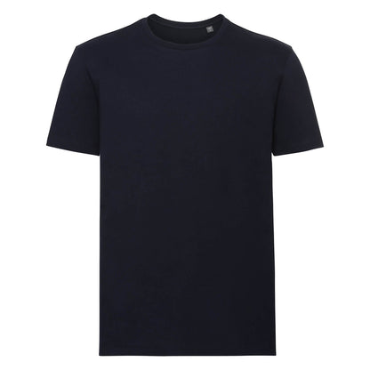 Back view of Luxury Organic Cotton Men's T-Shirt, displaying the minimalist design and exceptional quality fabric.