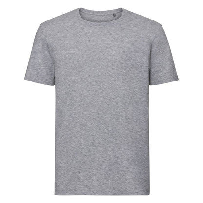 Diverse size range of Organic Cotton Men's T-Shirt displayed in an elegant layout, showcasing availability from XS to 3XL.