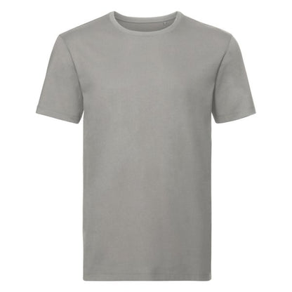 Luxurious organic cotton men's t-shirt featured in contemporary fit, showcasing elegance and comfort, perfect for stylish everyday wear.