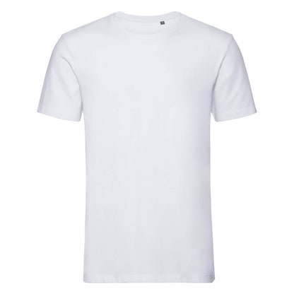 Stylish Organic Cotton Men's T-Shirt worn by a male model, exemplifying a contemporary fit with refined casual sophistication.