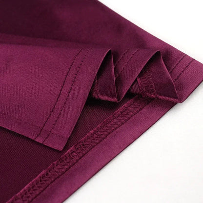 Burgundy Plus Size 4XL Bodycon Dress showcasing a flattering silhouette and luxurious fabric, ideal for evening and cocktail parties.