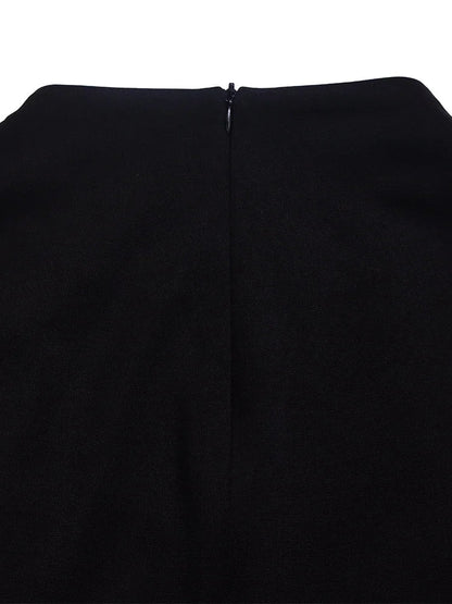 Fashion-forward plus size women's party dress in a striking solid colour, exemplifying luxury and confidence in every step.