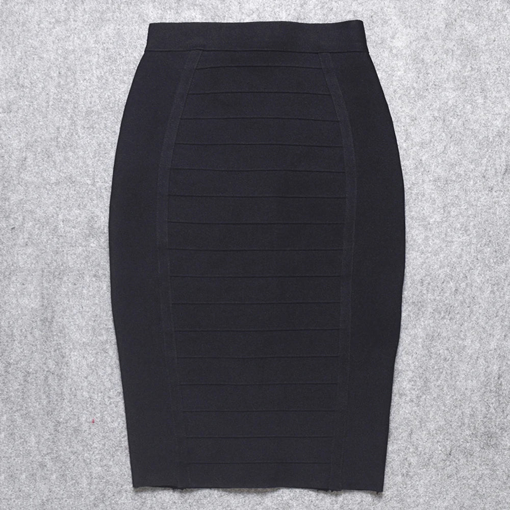 Stylish HQBORY Women’s Pencil Skirt, crafted from high-quality polyester and spandex blend, embodying modern elegance for the professional woman.