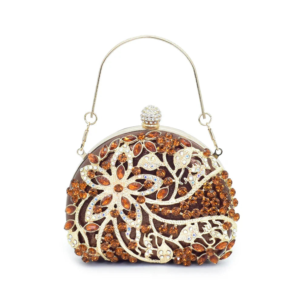 Stunning sparkling purple high heel shoes paired with a chic handbag, designed for sophisticated women's occasions, sizes 38-43.