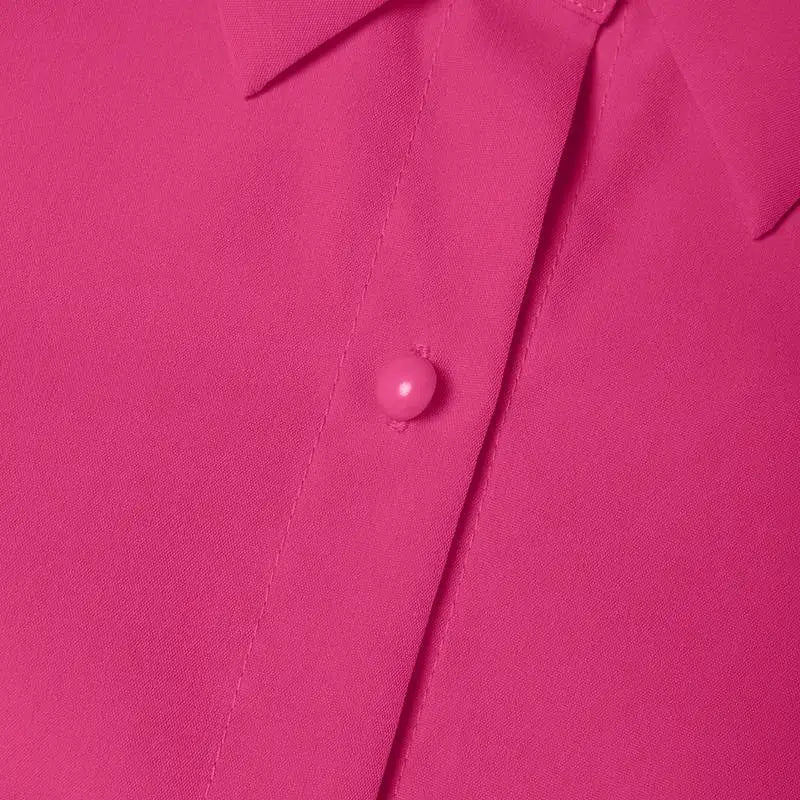 Luxurious Plus Size 5XL VONDA Elegant Maxi Dress for Women featuring elegant lantern sleeves and chic button details, designed for a sophisticated casual look.