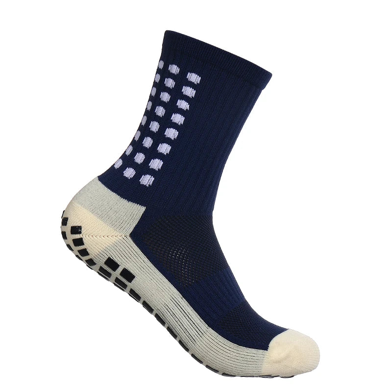 Sophisticated MagiMobo Grip football socks for men, combining style and functionality for athletic excellence.