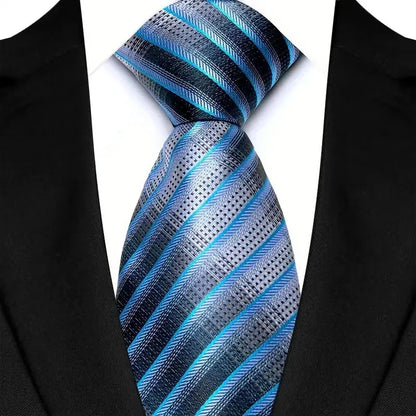 Fashion-forward men's neck tie offering 41 colour options, featuring a classic jacquard woven pattern for timeless elegance.