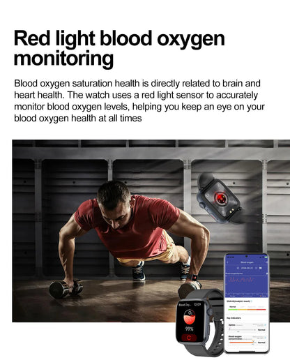 Elegant women's smartwatch in fine steel, showcasing advanced health functions like blood oxygen and sleep monitoring in a luxurious design.