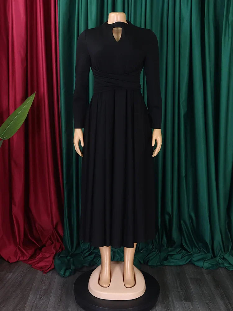 Chic and classy Wmstar Plus Size dress displayed elegantly, symbolising refined taste for women at special events.