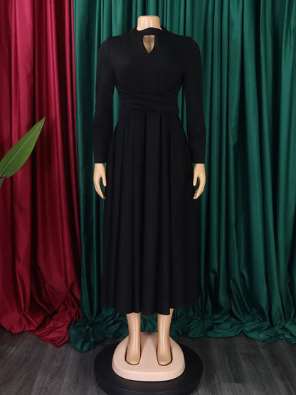 Chic and classy Wmstar Plus Size dress displayed elegantly, symbolising refined taste for women at special events.