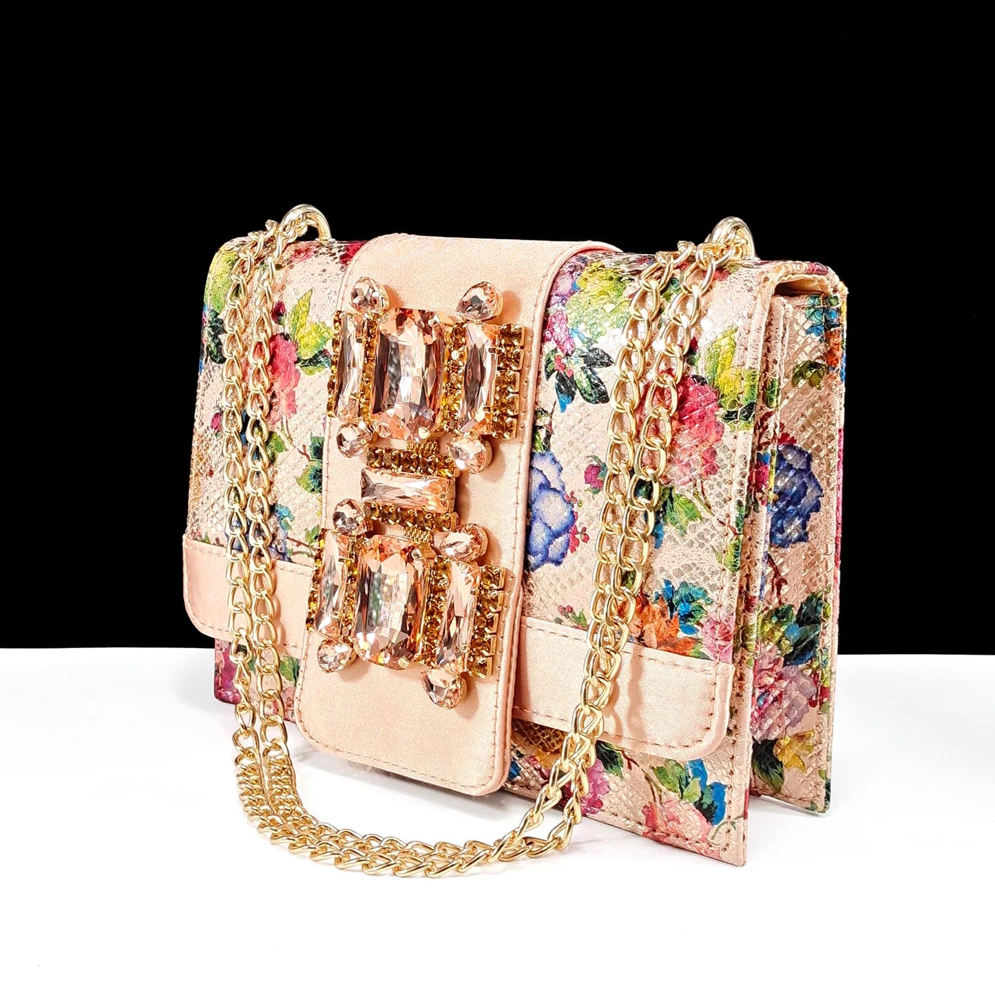 QSGFC elegant purple peep toe sandals designed for women, adorned with stunning rhinestone details, exuding luxury and style.