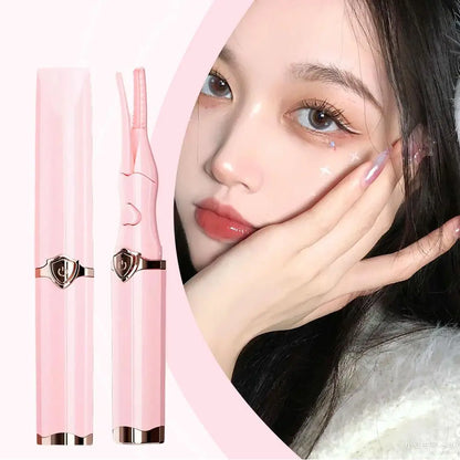 Luxurious professional electric heated eyelash curler designed for effortless, natural-looking curls.