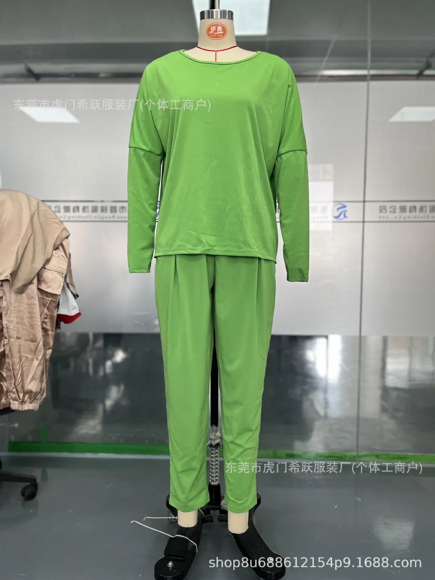 Close-up view of the luxurious cotton linen fabric of the women's two piece set, showcasing its rich texture and slight stretch for enhanced comfort.