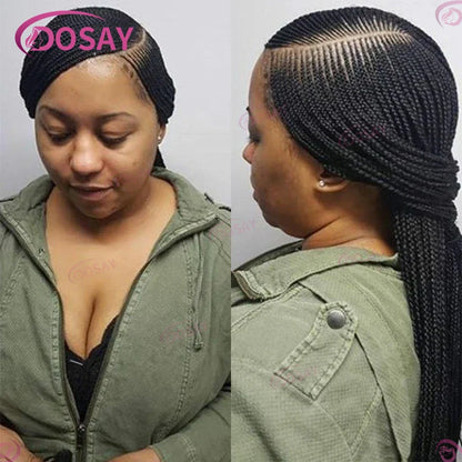 High temperature fibre braided wig with a straight texture, perfect for daily use while maintaining a luxurious style.