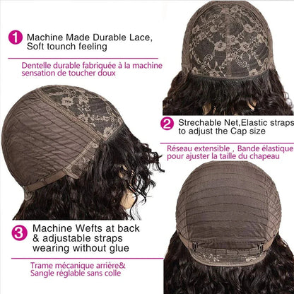 Luxurious Jerry Curly Short Pixie Bob Cut Human Hair Wig with Bangs showcasing a vibrant honey water wave texture, highlighting the exquisite Peruvian hair craftsmanship.