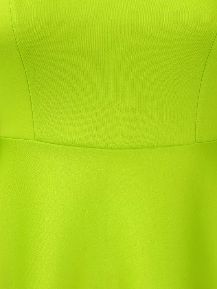 Elegant display of the Wmstar A-Line Dress, accentuating its flattering silhouette and luxurious fabric drape, suitable for women from sizes S to XXXL.