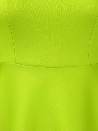 Elegant display of the Wmstar A-Line Dress, accentuating its flattering silhouette and luxurious fabric drape, suitable for women from sizes S to XXXL.