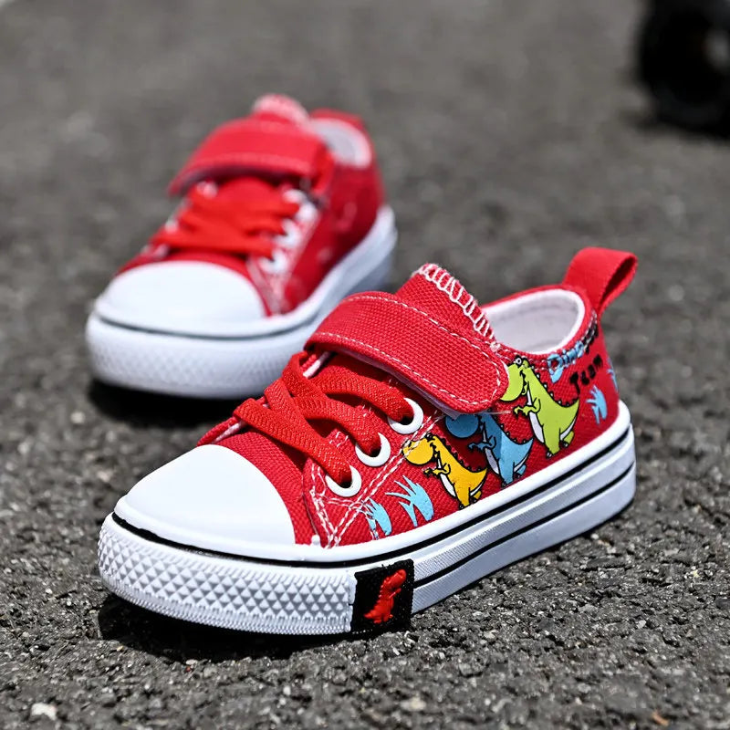 Elegant breathable mesh sneakers for kids, combining fashion and comfort with a unique animal design.