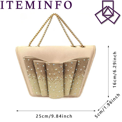 Close-up view of premium quality synthetic sequin material of yellow women's heels, ideal for special occasions.