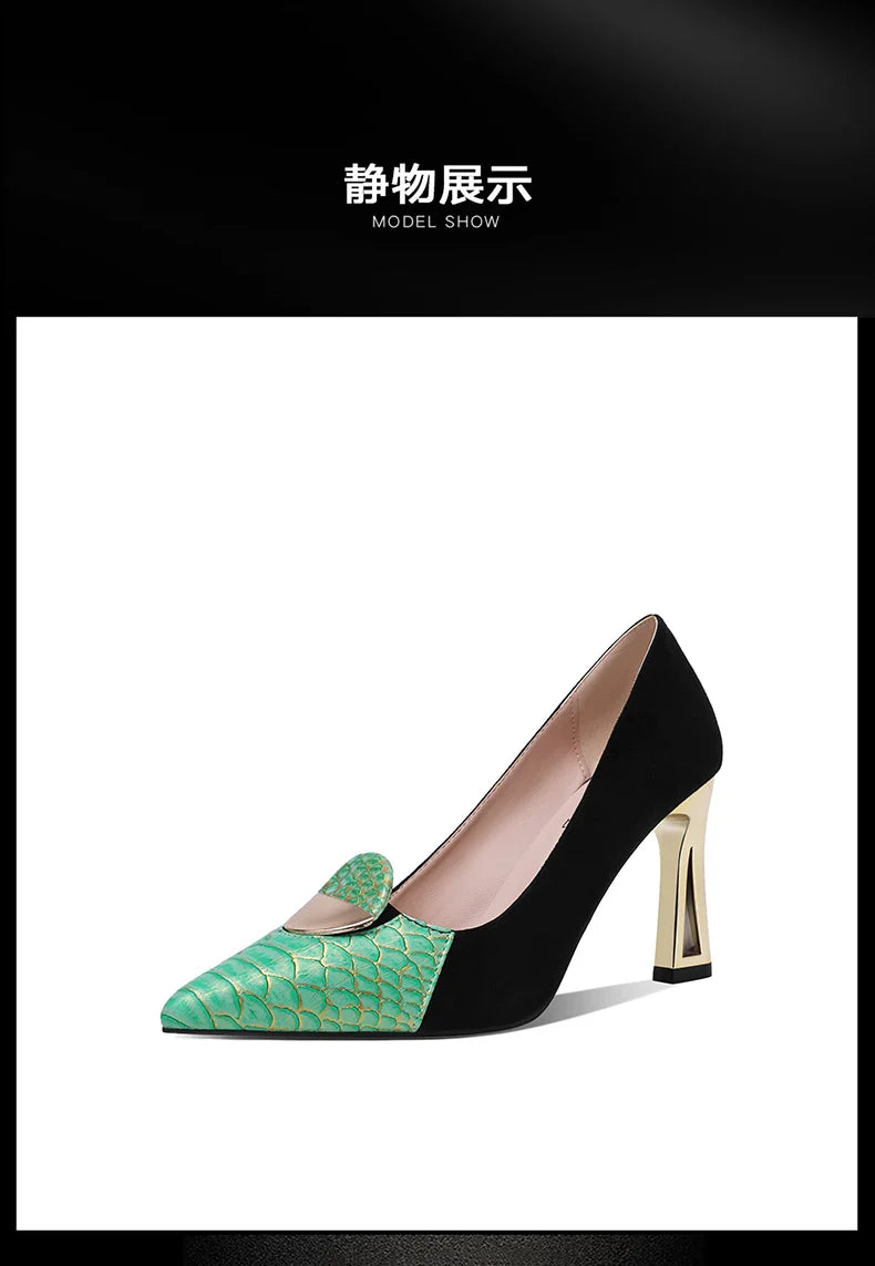 Chic luxury pumps showcasing high thin heels and a sleek silhouette, a must-have for sophisticated women's footwear collections.