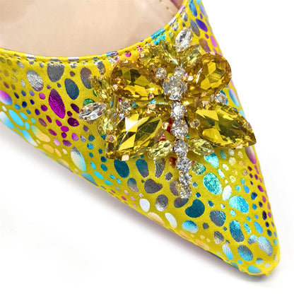 High-quality rubber outsole of the pointed toe pumps, ensuring comfort and durability, perfect for fashionable women attending parties.