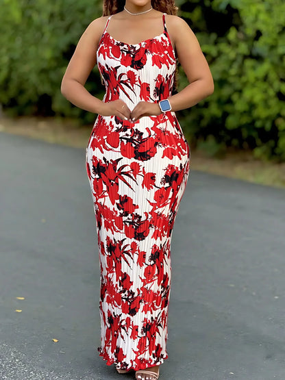 Sophisticated slash neck summer dress, showcasing a beautiful tie dye pattern, crafted for the modern woman.