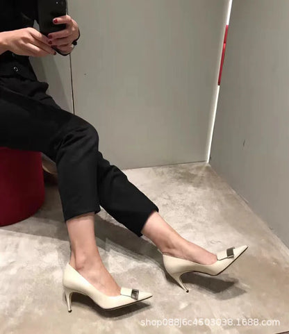 Fashion-forward women’s high heel shoes crafted with bonded leather insole, combining elegance with everyday wearability.