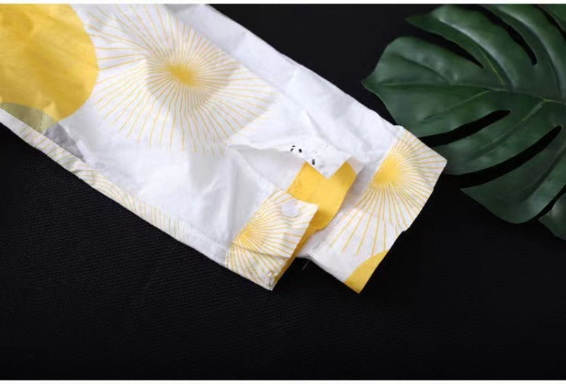 Chic printed long sleeve blouse for women, showcasing a fashionable design, ideal for luxury casual styling in any occasion.