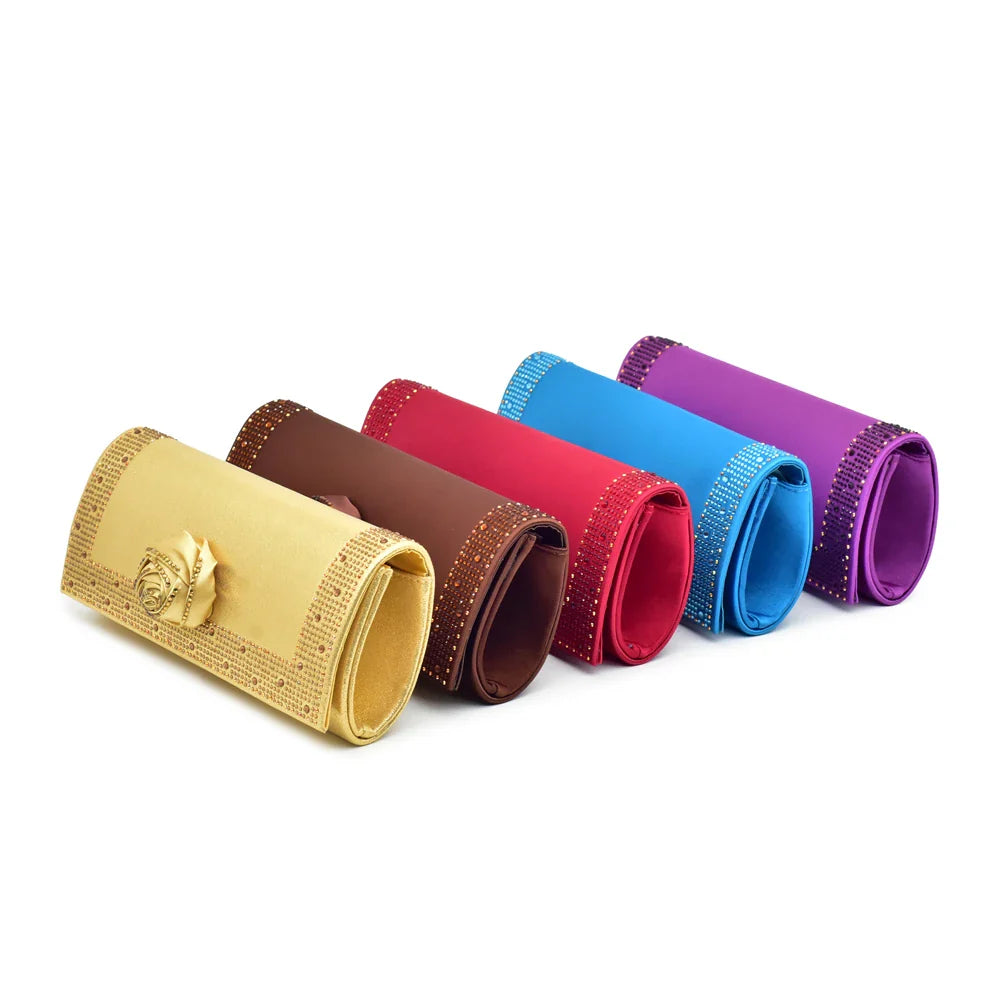 Model showcasing the classy women's Italian shoe and bag set, elegantly styled for a perfect party look.