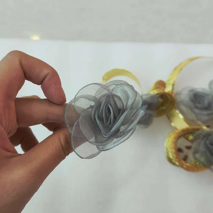 Elegant gold colour jewelry set for women, featuring Brazilian heavy earrings, a stunning necklace, bracelet, and ring, perfect for luxurious wedding occasions.