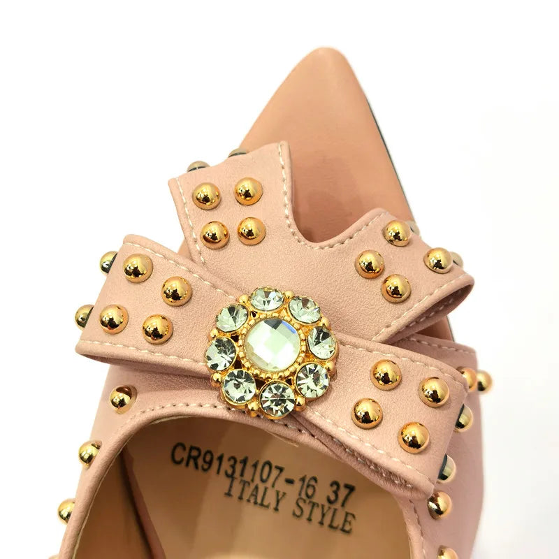 Stunning display of vibrant women's pumps with a fashionable print pattern, ideal for casual outings.